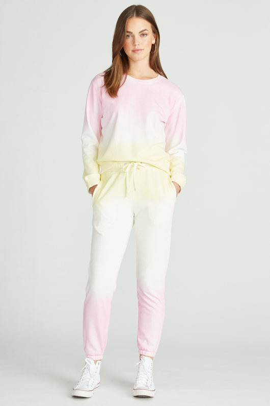 OMBRE FRENCH TERRY JOGGER - TIE-DYE