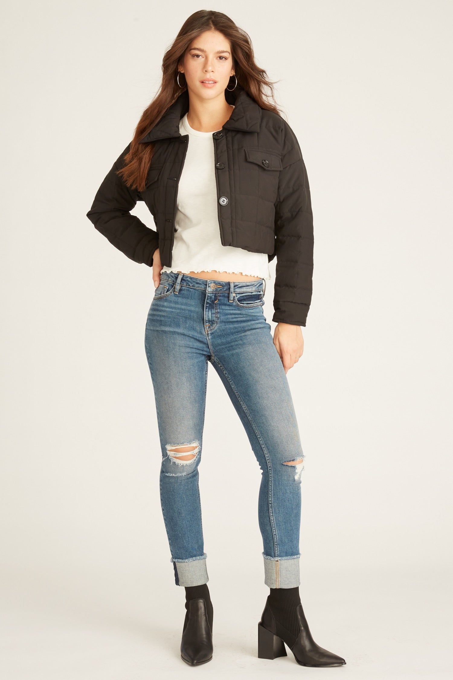 SHORT QUILTED JACKET