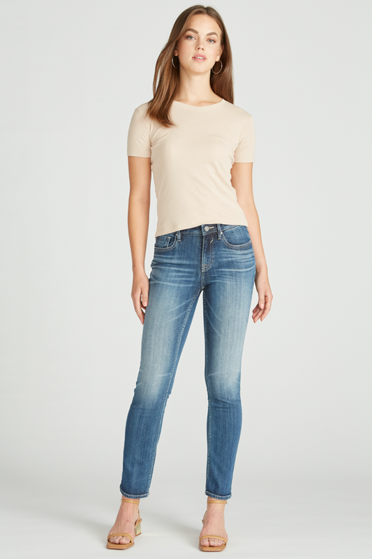 MARLEY MID RISE STRAIGHT LEG - MEDIUM WASH