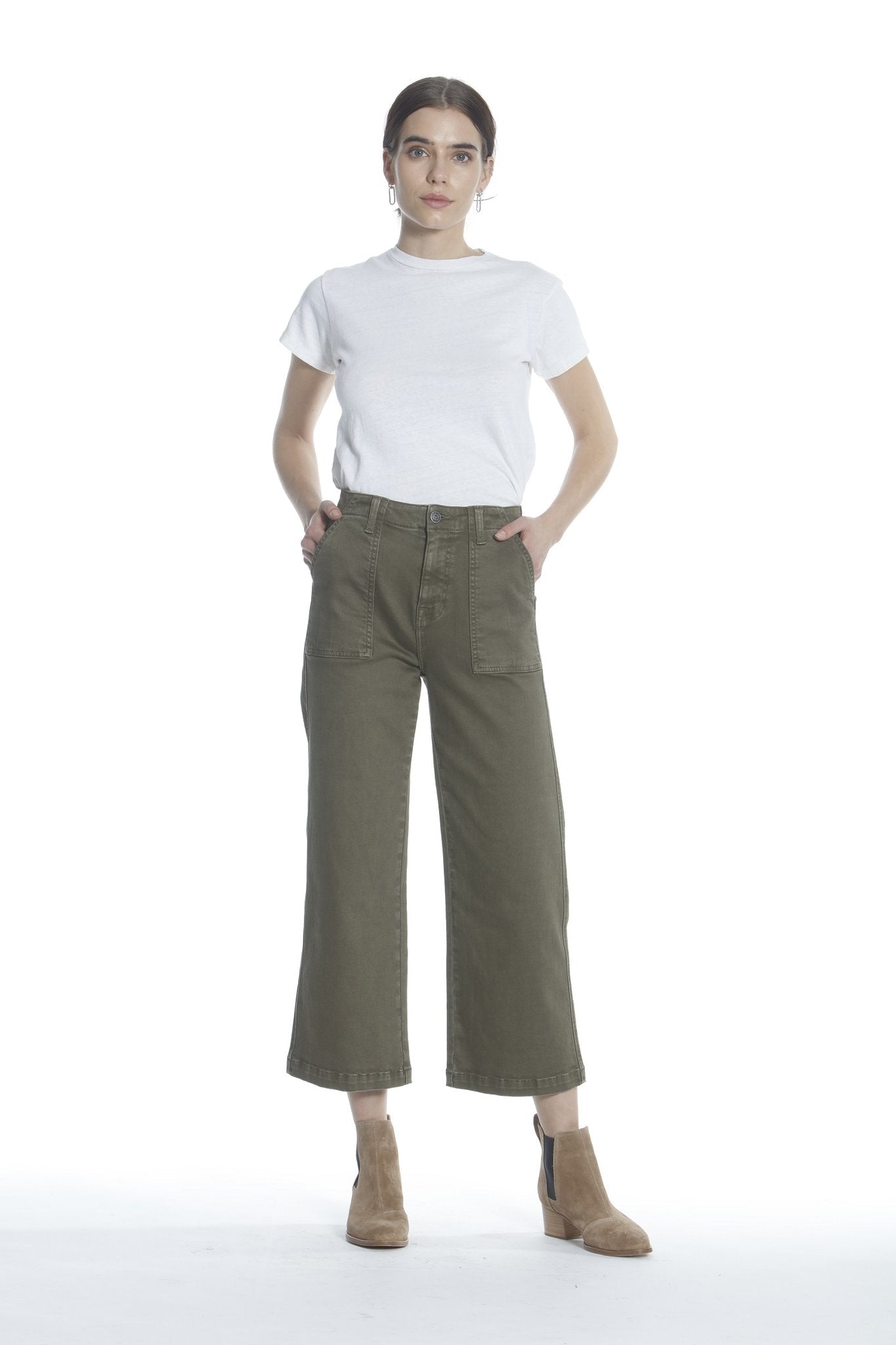 Dylan Wide Leg - Olive