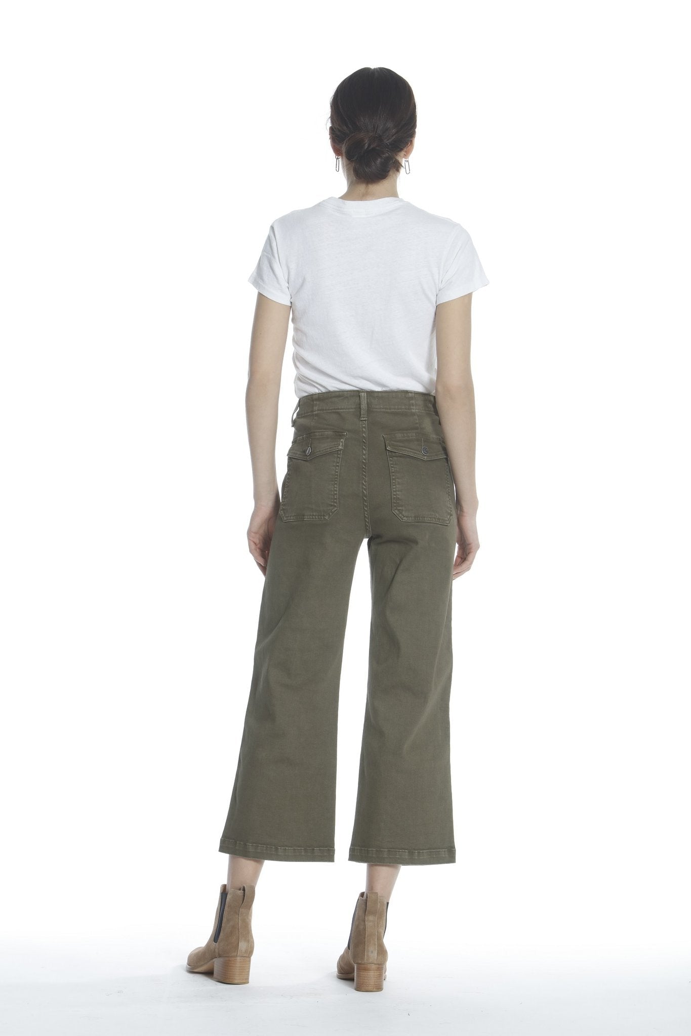 Load image into Gallery viewer, Dylan Wide Leg - Olive
