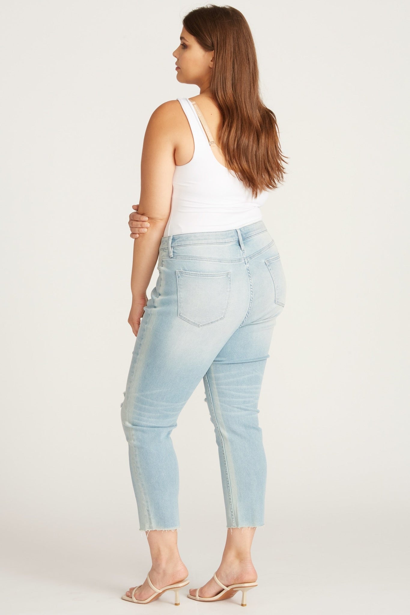 Load image into Gallery viewer, Marley Mid Rise SKINNY [Plus Size] - Light Wash
