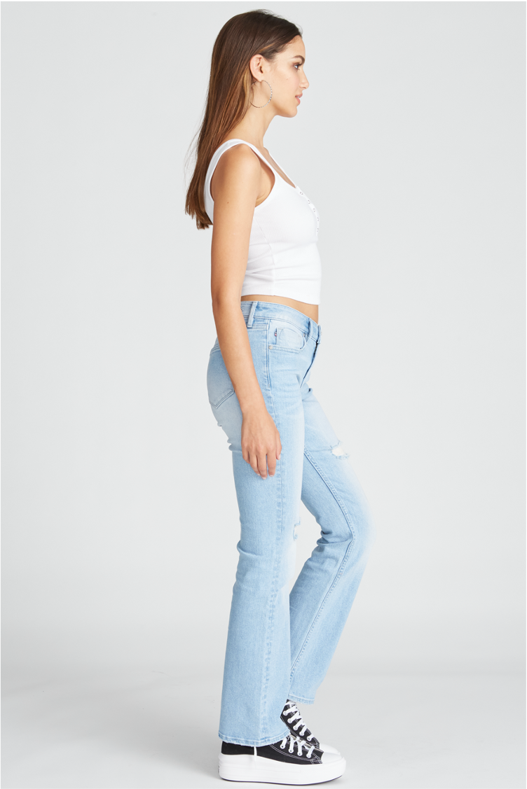 Load image into Gallery viewer, MARLEY MID RISE BOOTCUT - LIGHT WASH
