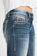 STELLA V STITCH BOOT CUT - DARK WASH