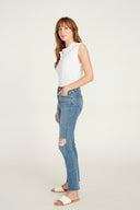 Ace High Rise Straight - Medium Wash