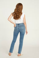 Ace High Rise Straight - Medium Wash