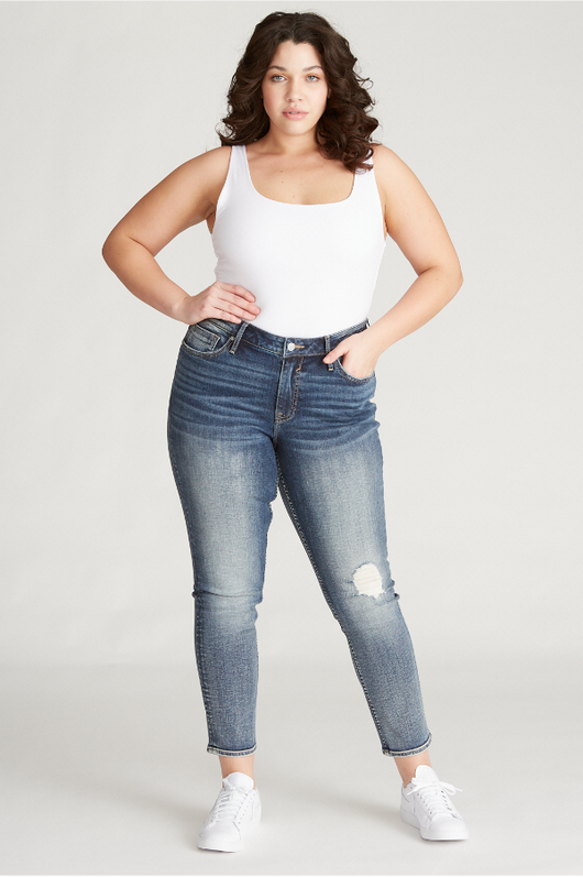 Jagger Skinny [Plus Size] - Dark Wash