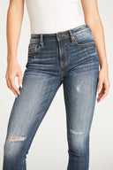 Jagger Skinny - Destructed Dark Wash