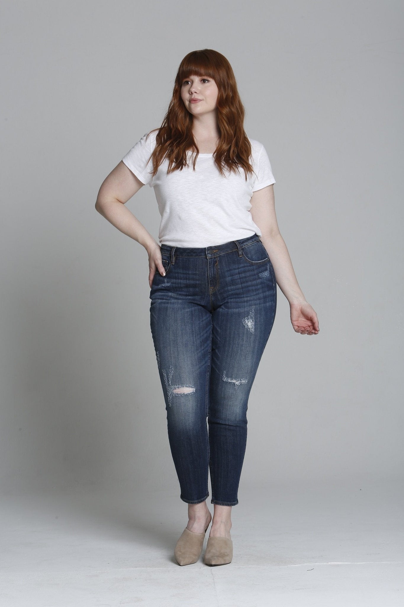 Load image into Gallery viewer, Jagger Authentic Skinny [Plus Size] - Dark
