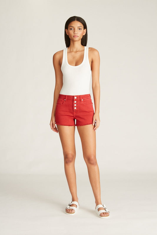 Ace High Rise Short - Red