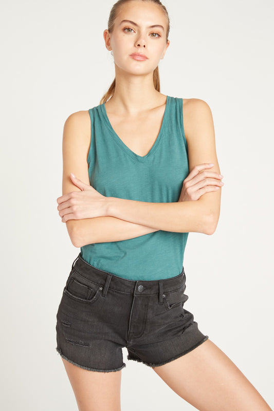 ACE HIGHRISE SHORT - WASHED BLACK
