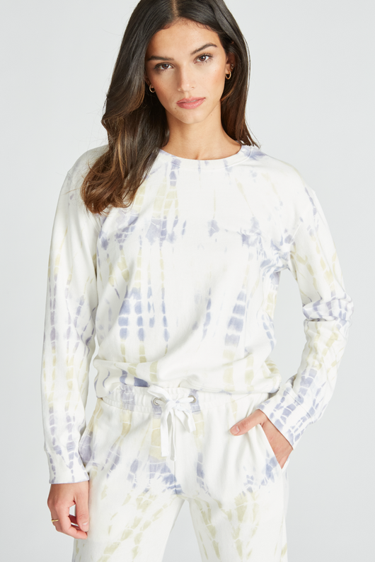 TIE-DYE FRENCH TERRY SWEATSHIRT - TIE-DYE