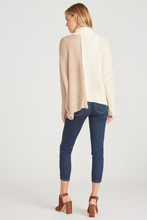 Load image into Gallery viewer, ASYMMETRICAL CABLE SWEATER - TAUPE
