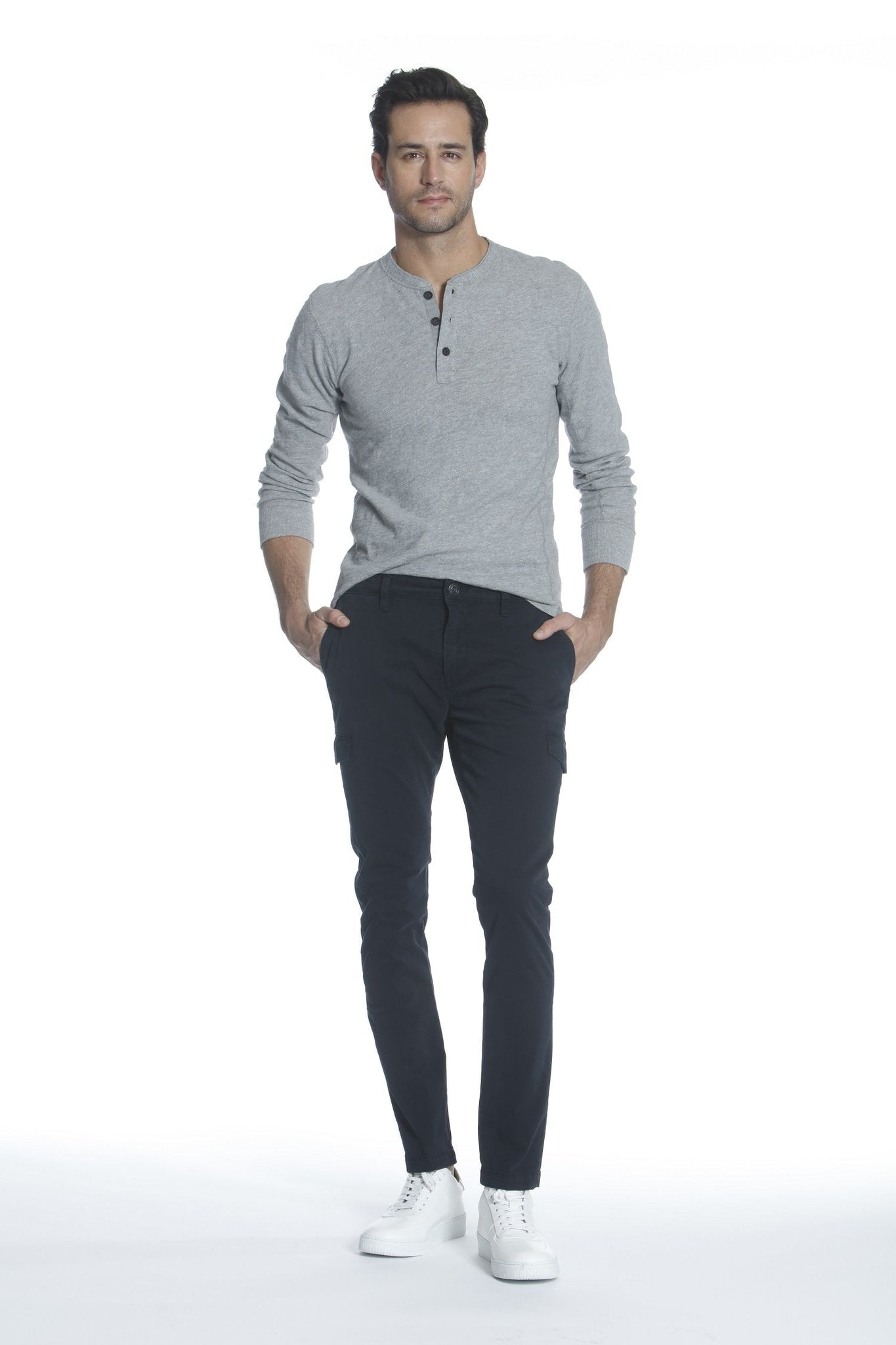 Load image into Gallery viewer, Mick 330 Slim Cargo - Navy [INSEAMS AVAILABLE]
