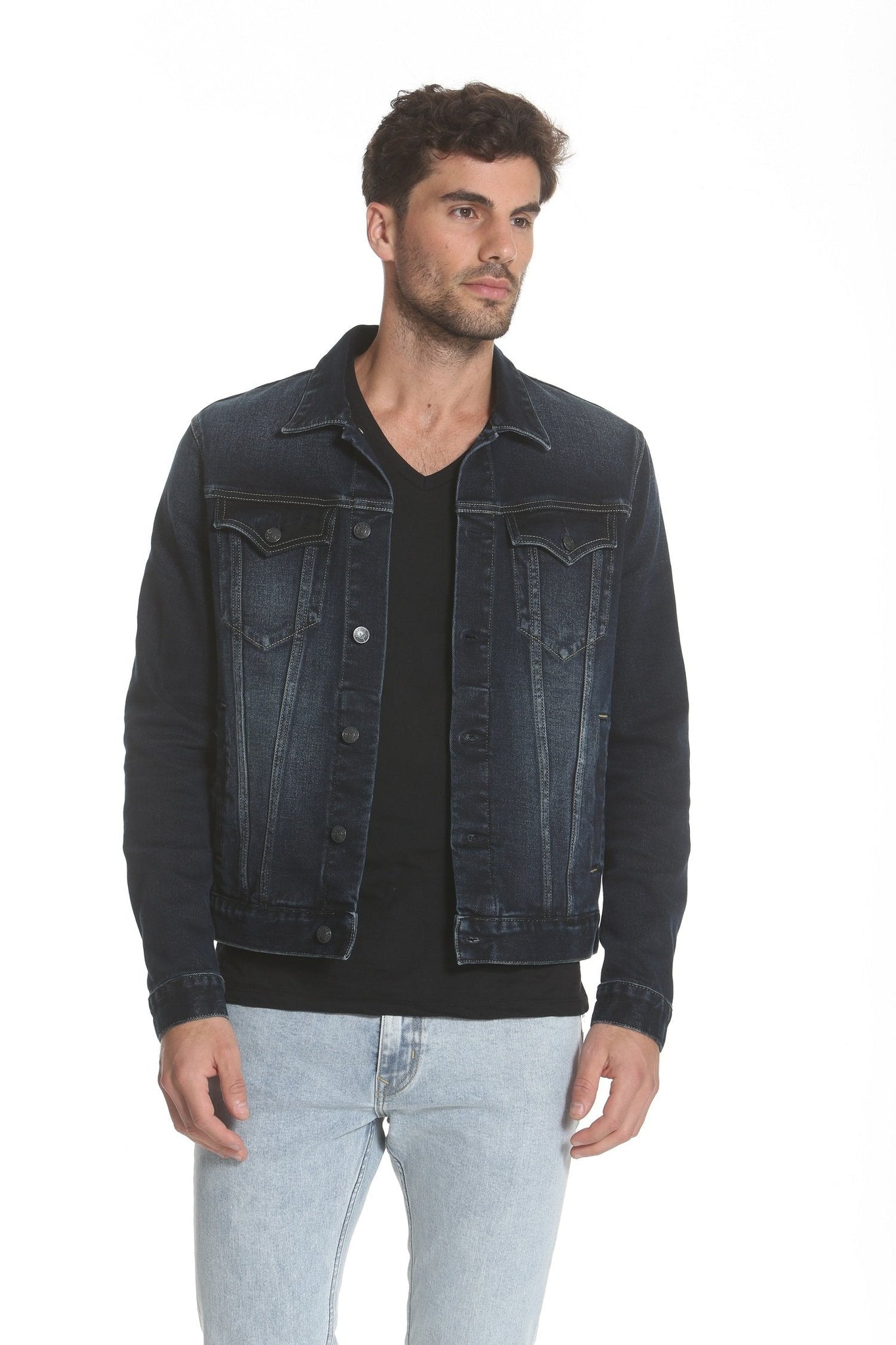 Load image into Gallery viewer, Trucker Jacket - Dark Wash
