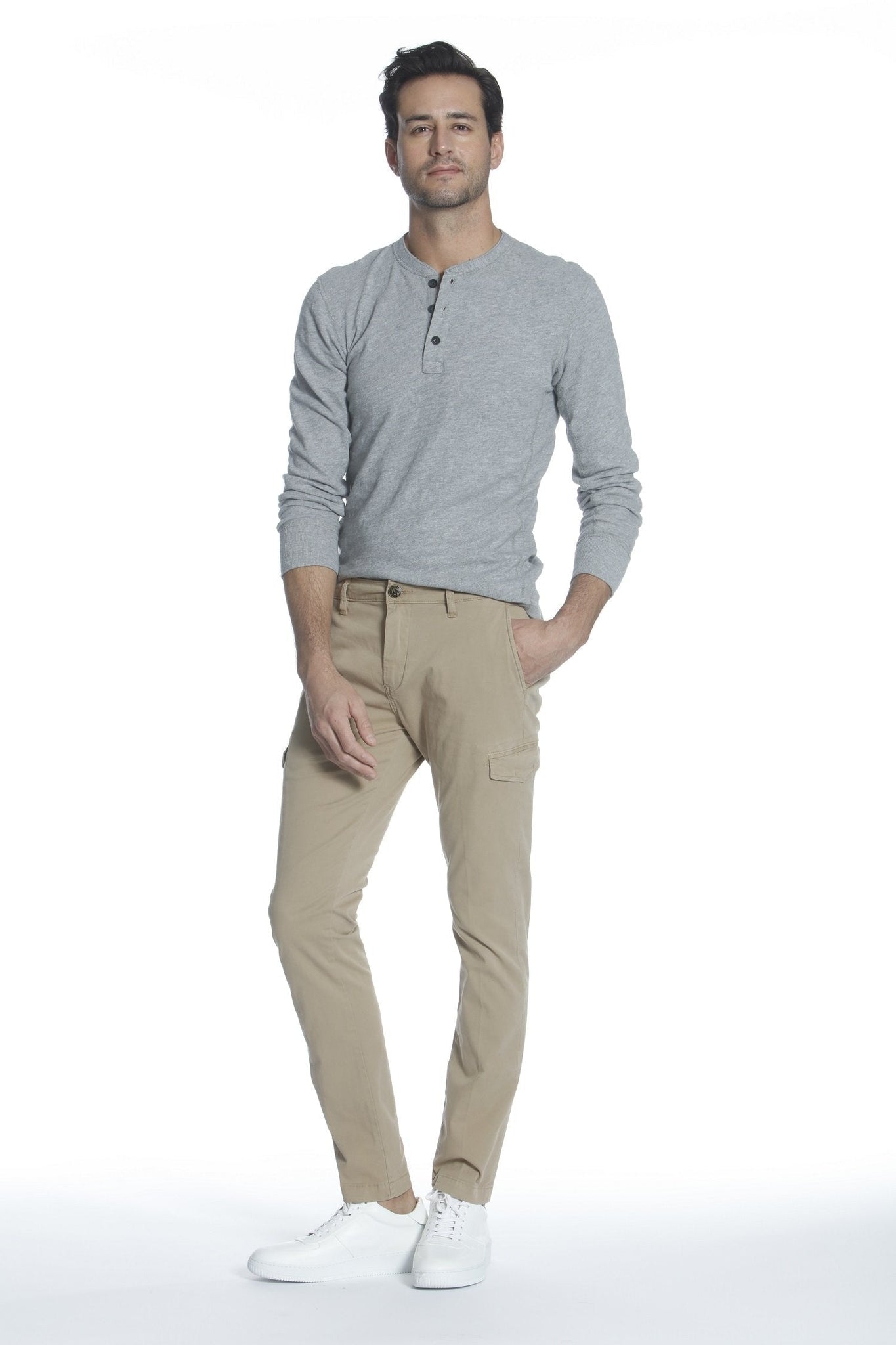 Load image into Gallery viewer, Mick 330 Slim Cargo - Khaki [INSEAMS AVAILABLE]
