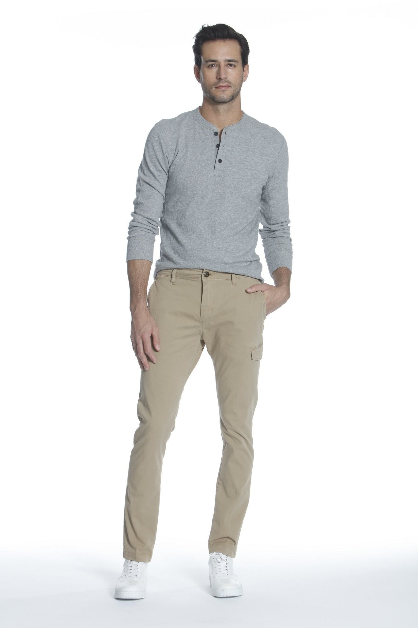 Load image into Gallery viewer, Mick 330 Slim Cargo - Khaki [INSEAMS AVAILABLE]
