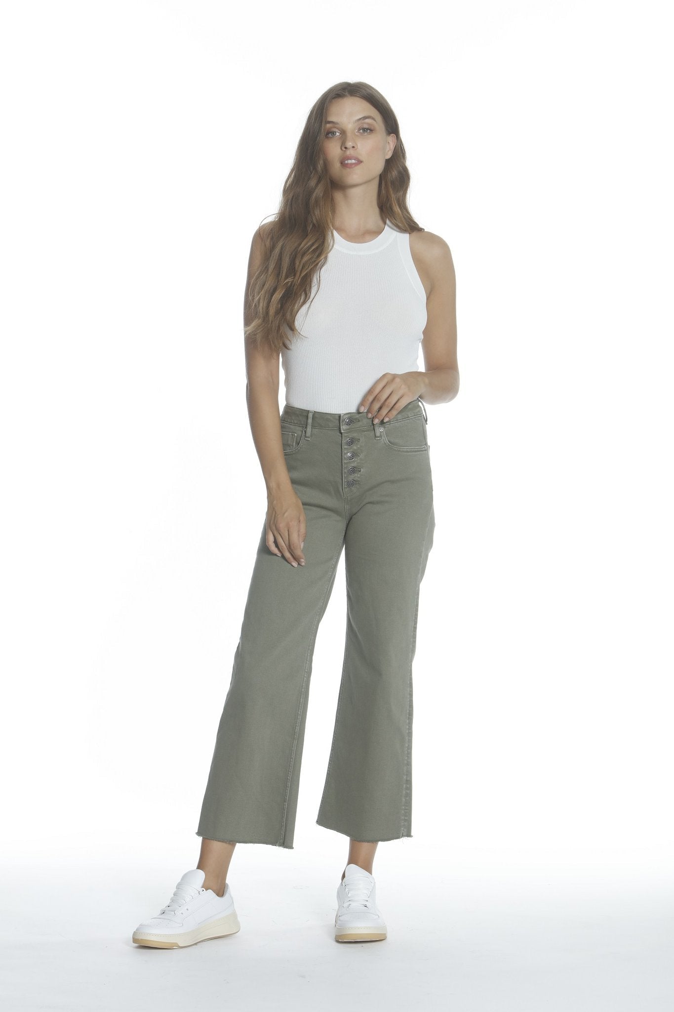 Dylan Wide Leg - Olive