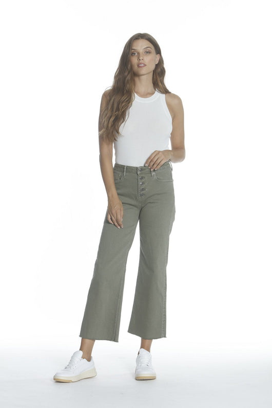 Dylan Wide Leg - Olive
